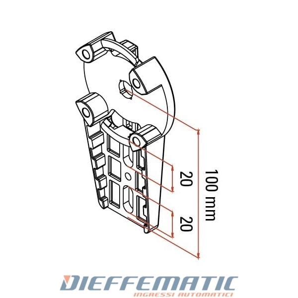 Supporto Regolabile Max 20 Nm Per Tm45-tm45 R-tm45 E-tm45 Er