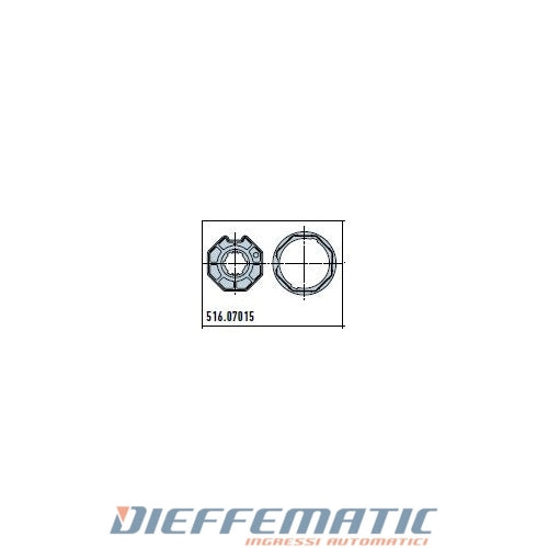 Adattatore Ottagonale 70x1,5 Ruota + Corona Per Era L Ø 58