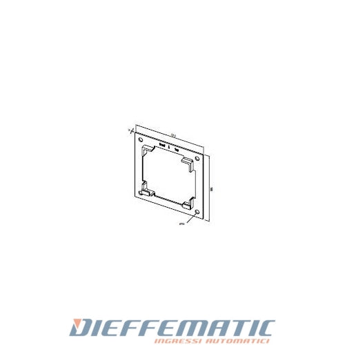 Supporto A Parete Per Era Xl Ø 90 Mm Nice 537.10001