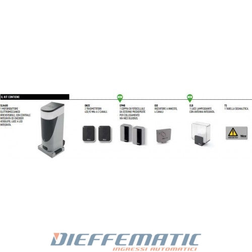 Slight Kit Automazione Per Cancelli Scorrevoli Fino A 400 Kg