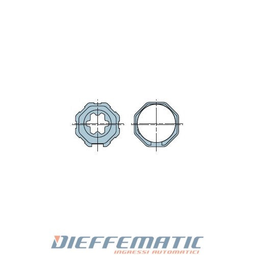 Nice 503.04000 Adattatore Neo Ø 35mm Ottagonale 40x(0,6÷0,8)