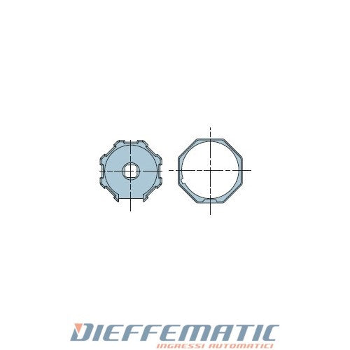Nice 505.05200 Adattatore Neo Medium Ø 45mm Ottagonale