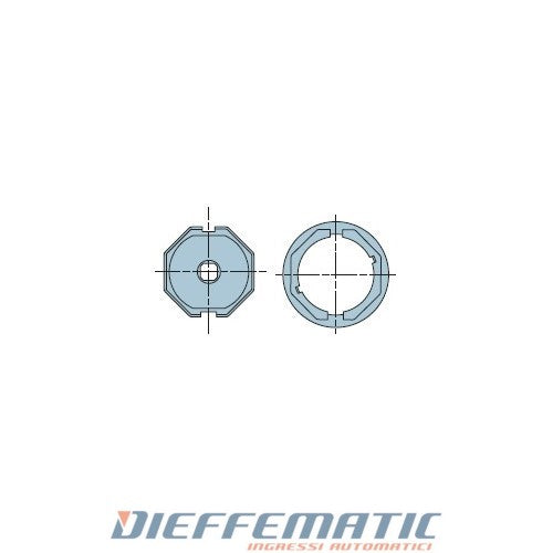 Nice 505.05700 Adattatore Neo Medium Ø 45mm Ottagonale