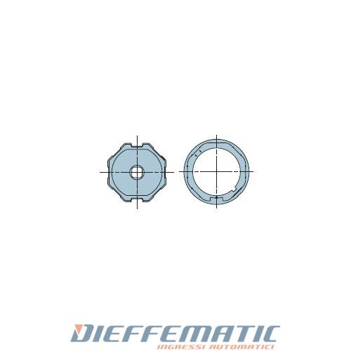 Nice 505.06000 Adattatore Neo Medium Ø 45mm Ottagonale