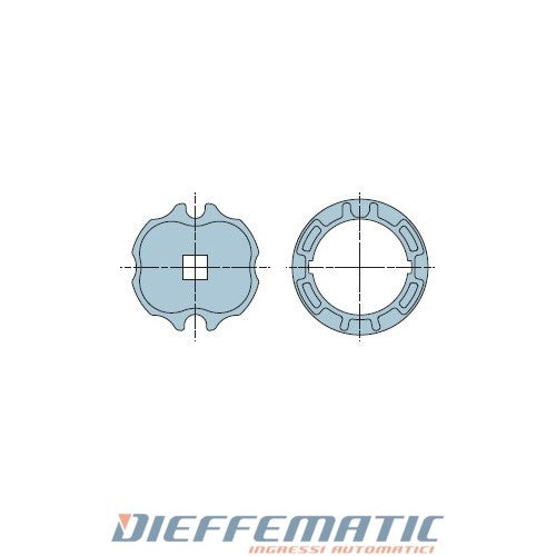 Nice 506.28500 Adattatore Neo Ø 58mm Ogiva 85x(1,2÷1,5)