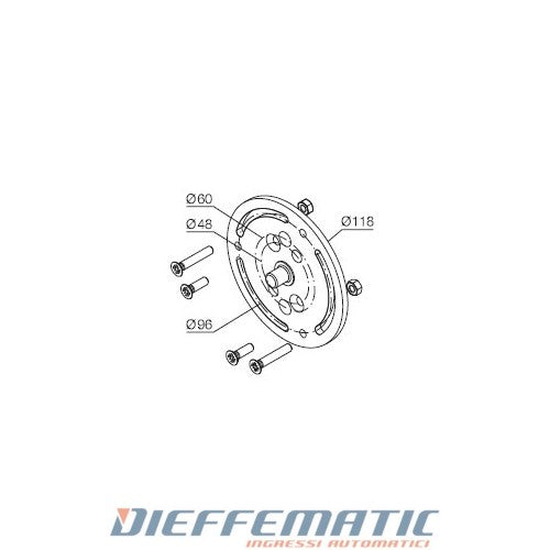 Nice 525.10019 Supporto Per Tende Satinato Per Neo Taglia