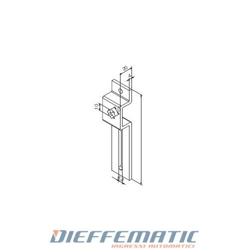 Nice 525.10094 Supporto Regolabile Sede A Stella 10 Mm X Neo