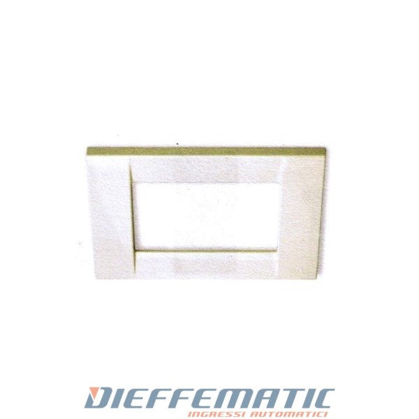 Nice 565.16743/04 Placca Rettangolare 3 Moduli Bianco