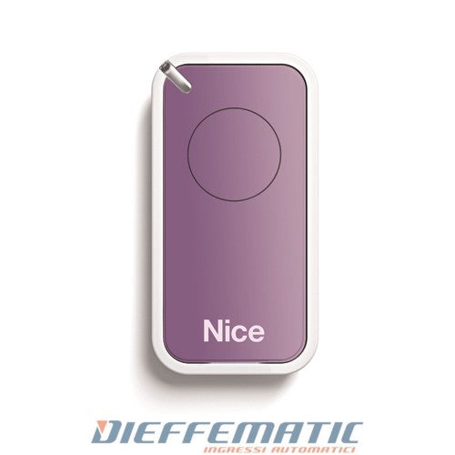 Nice Inti1l Trasmettitore 1 Canale 433,92 Mhz Colore Lilla