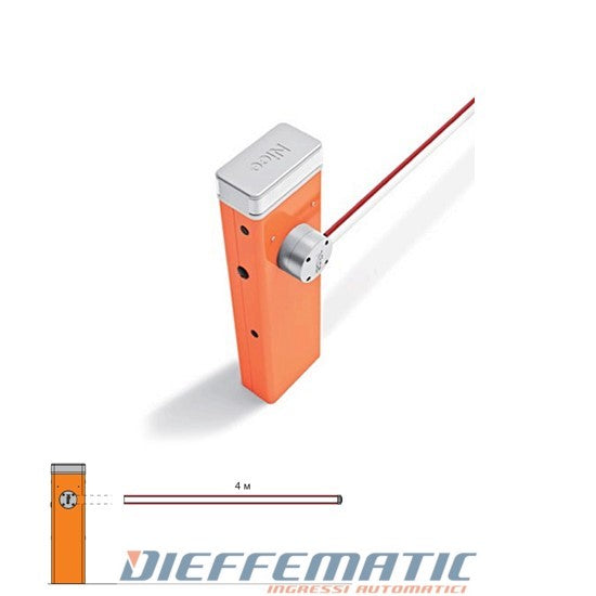 Sistema Alzabarriera Elettromeccanico Per Aste Di 4 M Nice