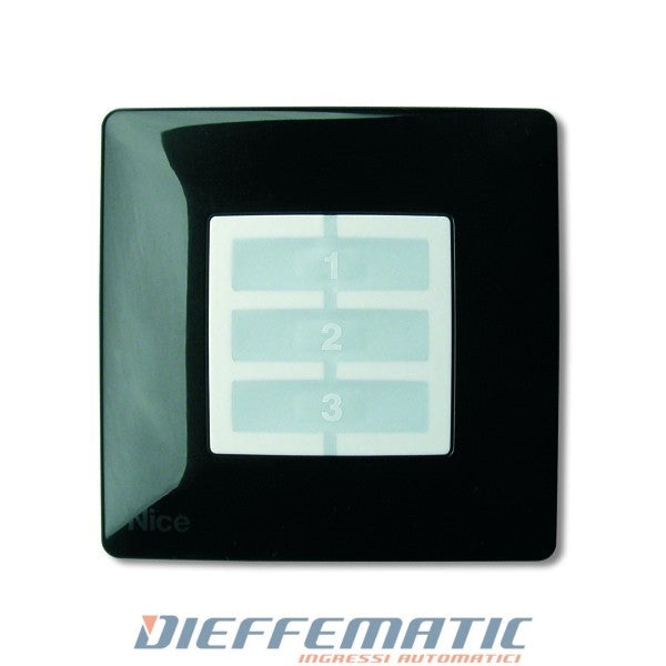 Nice Wrb Niceway-opla Supporto A Parete Rettangolare Nero
