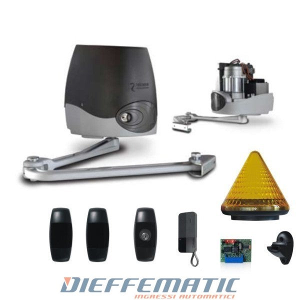 Kit 2 Wiki 24 V Con Bracci Ante Max 2,3 Mt Tx/rx Noire