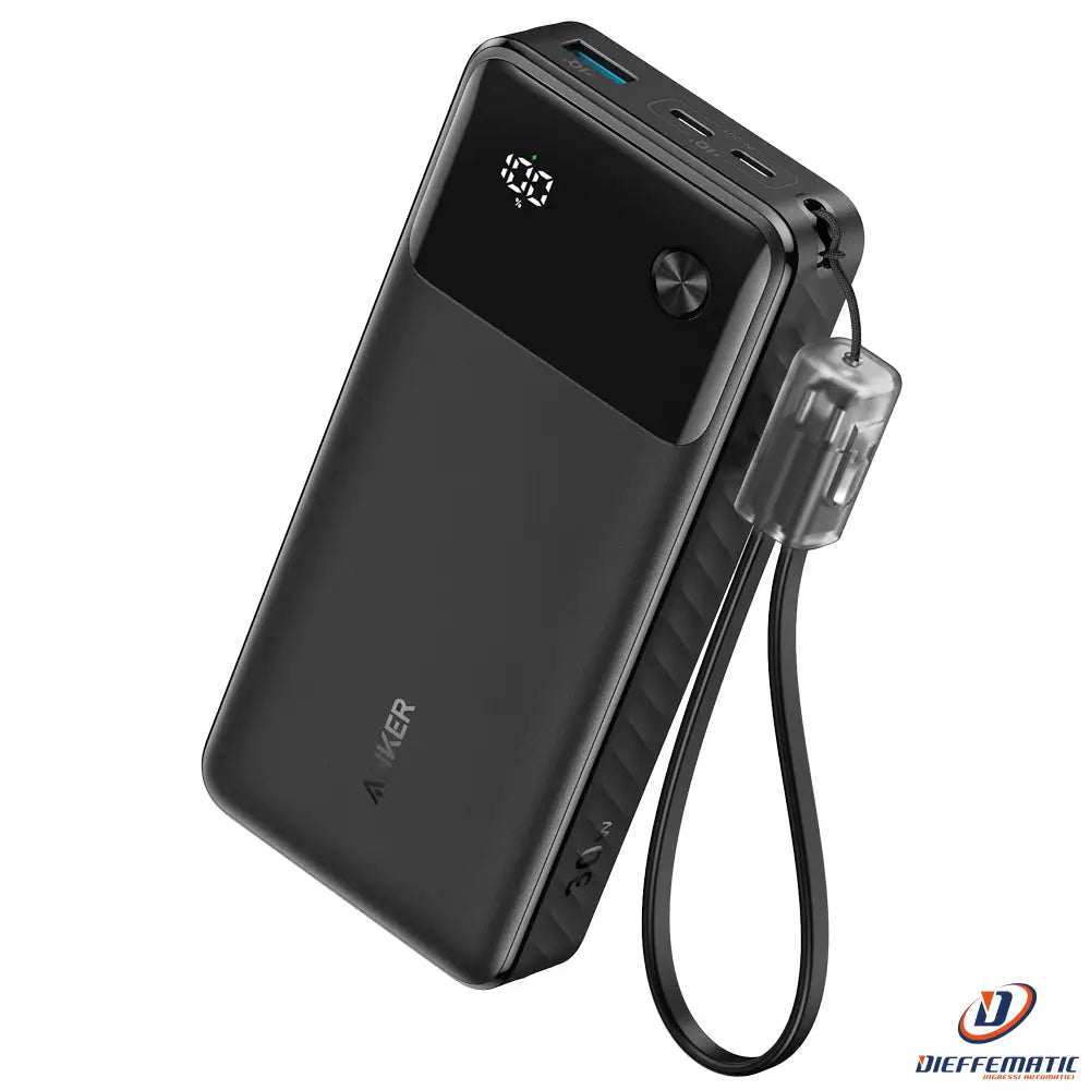 Anker ank-a1384-b power bank con display - dieffematic