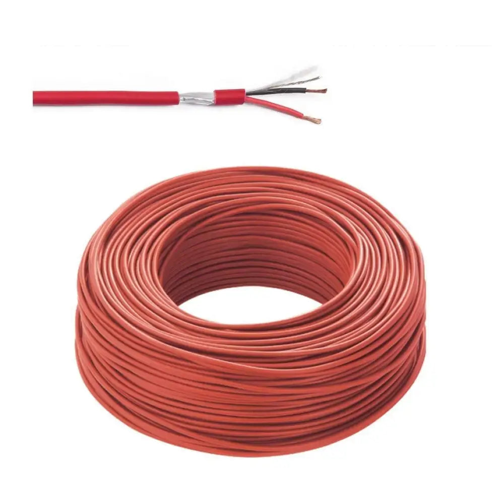 Antincendio Cavo Rosso Schermato 2x1,00 Mm² Cpr 750 V