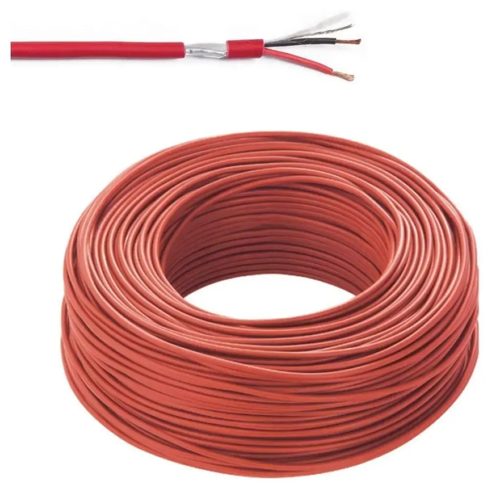 Antincendio Cavo Rosso Schermato 2x1,50 Mm² Cpr 750 V