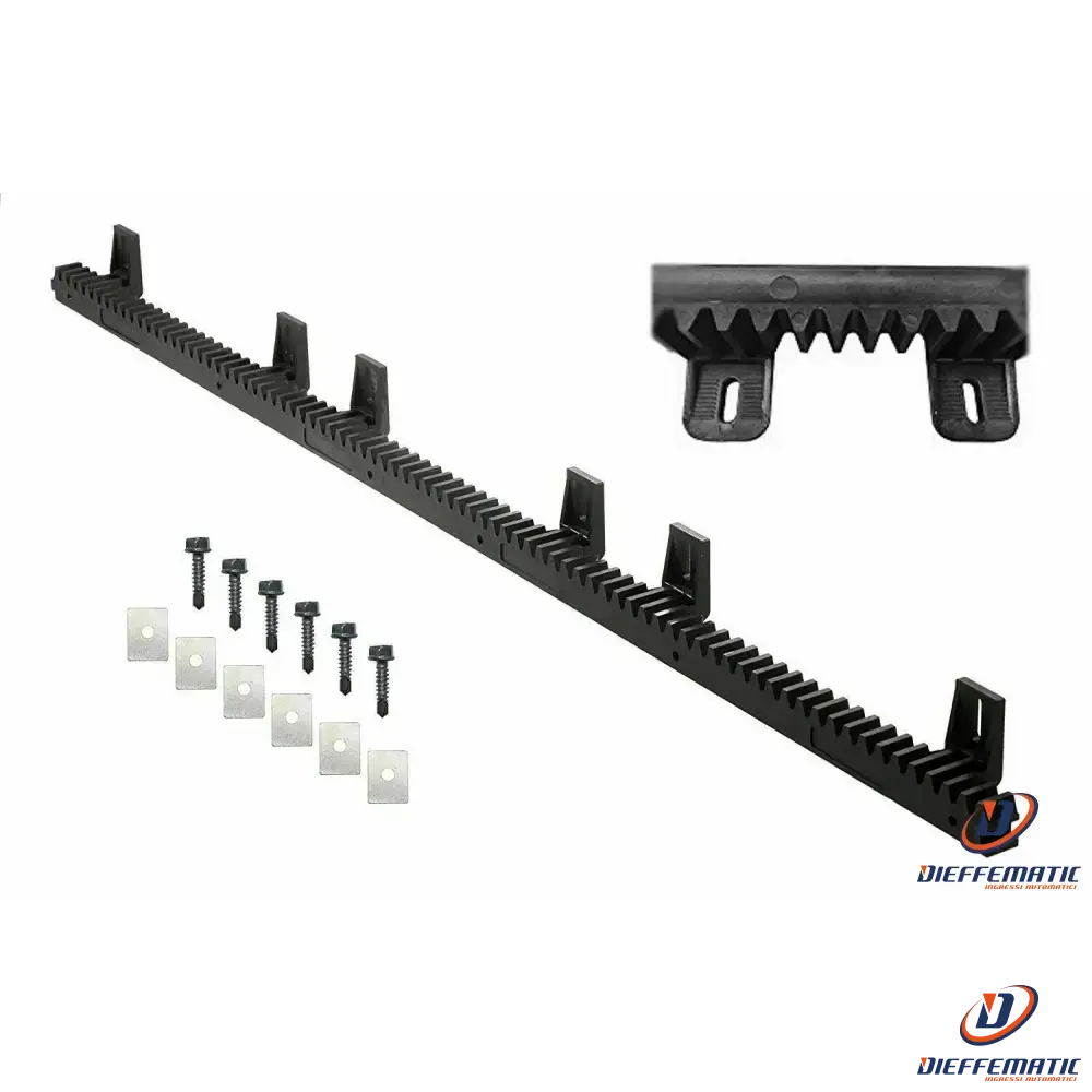 Gate Rack Adjuster Automation - 1 meter rack kit for sliding gate - sliding gates