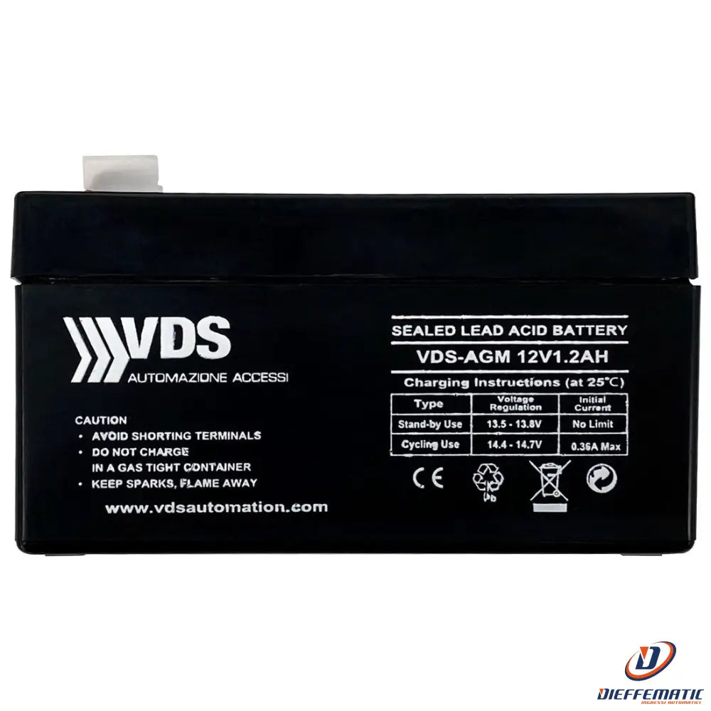 Batteria Batterie Ricaricabile 1,2Ah 1,2 Ah 12V