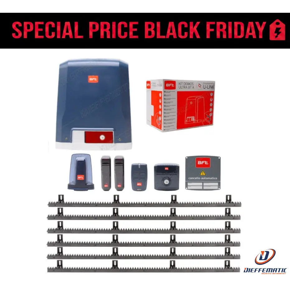 Bft Kit Deimos Ultra 24V 600Kg 6 Mt Cremagliera Automazione