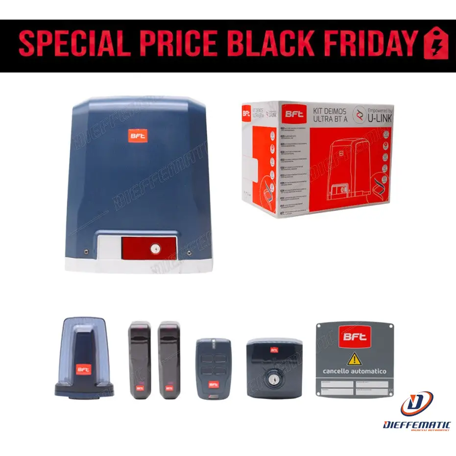 Bft Kit Deimos Ultra Bt A600 Kg Cancello Scorrevole 24V