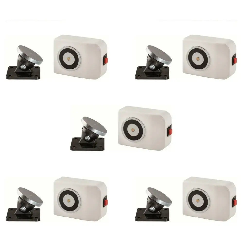 Bloccaporta Magnetetico Bianco 5 Pezzi Securvera