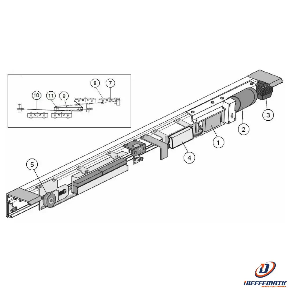 6Z26L Motore Per Arc Bh Ditec 6z26l Entrematic Ricambio Originale Garanzia Nuovo 86177422