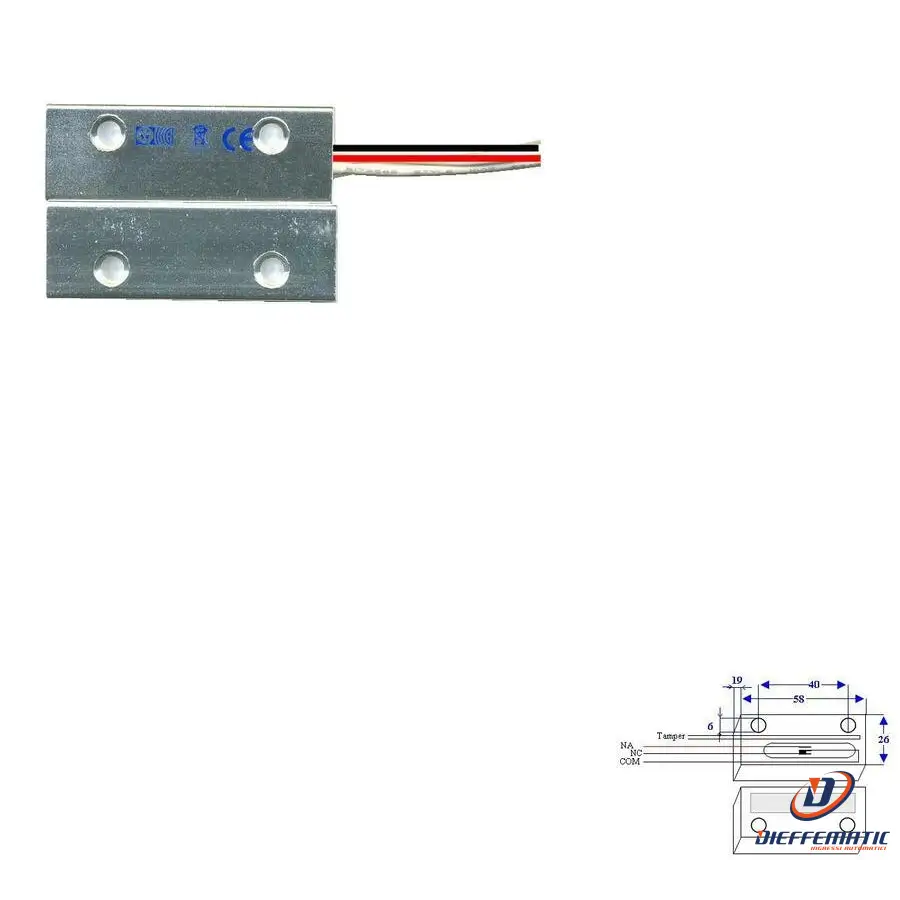 Contatto Magnetico Corazzato A Scambio C.Nc.Na Securvera