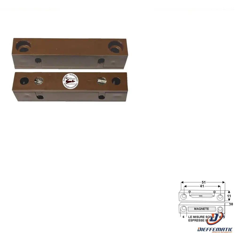Contatto Magnetico Da Esterno Per Infissi Non Ferrosi