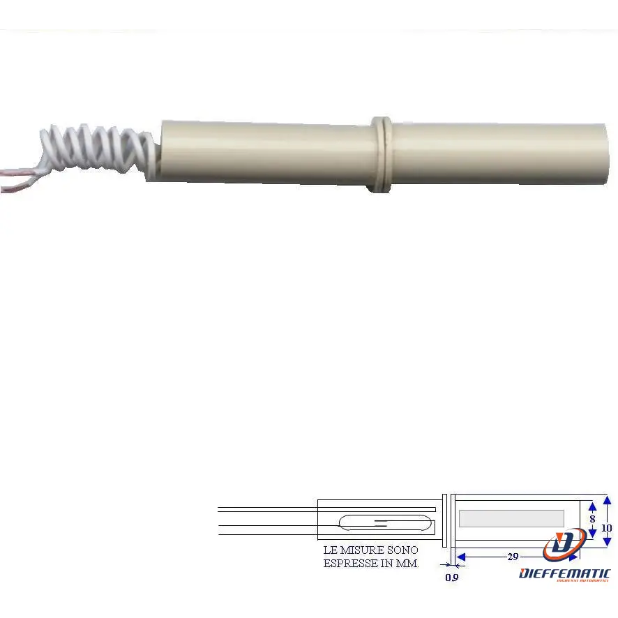 Contatto Magnetico Nc A Sigaretta Plastica Securvera