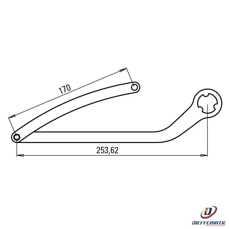 Coppia Bracci Alternativi Nd3 Per N1d Bianco Ral 9010