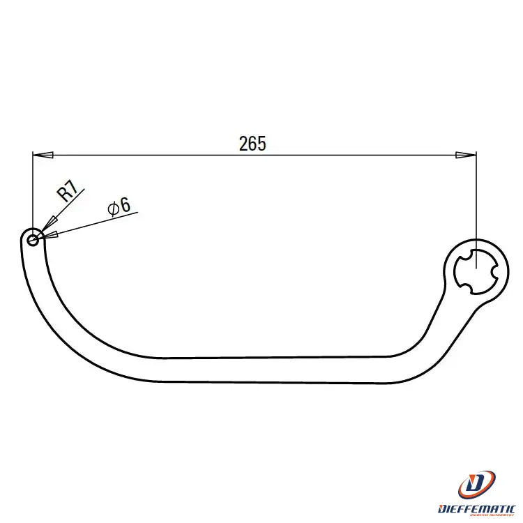 Coppia Bracci Alternativi Nd4 Per N1d Bianco Ral 9010