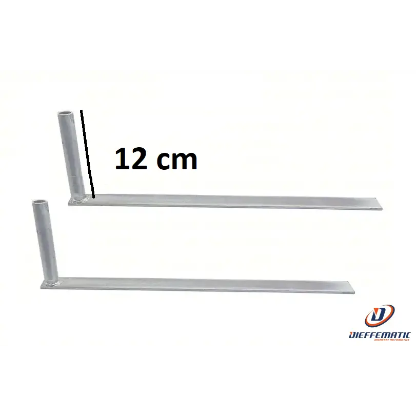Coppia Bracci Dritti Per 2 Motori Porta Basculante Garage