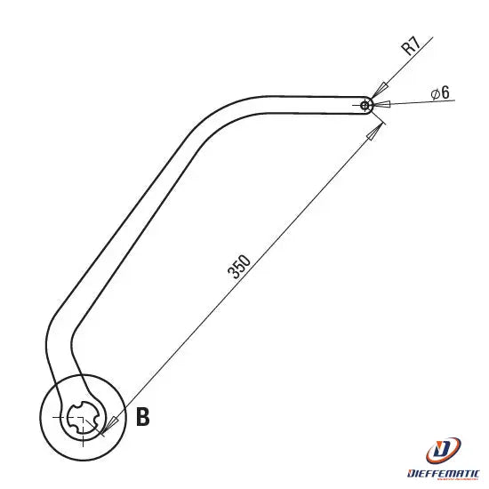 Coppia Bracci Nd6 Per Automazione N1d Marrone Ral 8017