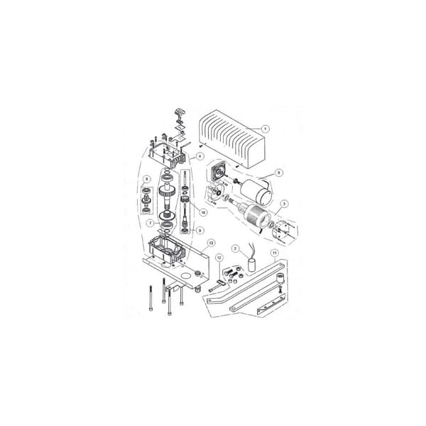 Motore Per Box 4-40 Arc B Upper 11e Ditec 0box4m Entrematic