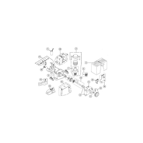 Riduttore Completo Per Cross 6-6e-60-60e-61e/cs61-61e Ditec