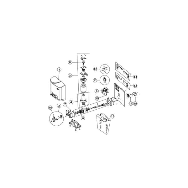 Carter Grigio Per Cross14-14e-14ve-18-18e-18ve-15v-19v Ditec