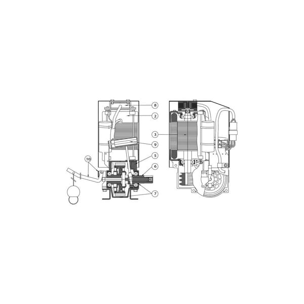 Kit Rotore Motore Per Dod 123 Ditec 6dod123r Entrematic