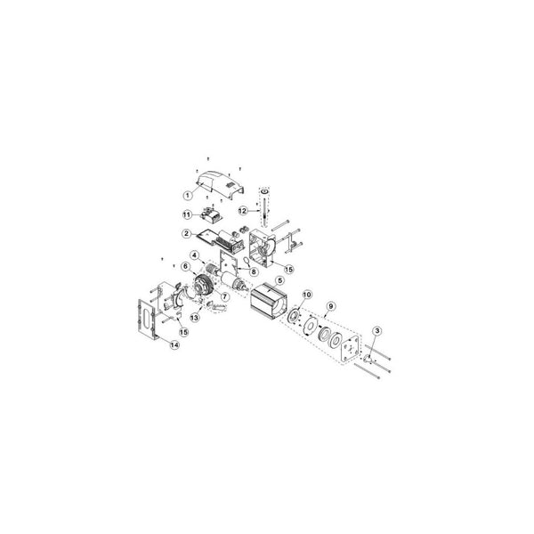 Gruppo Albero Riduttore Completo Per Dod12-14-15 Ditec