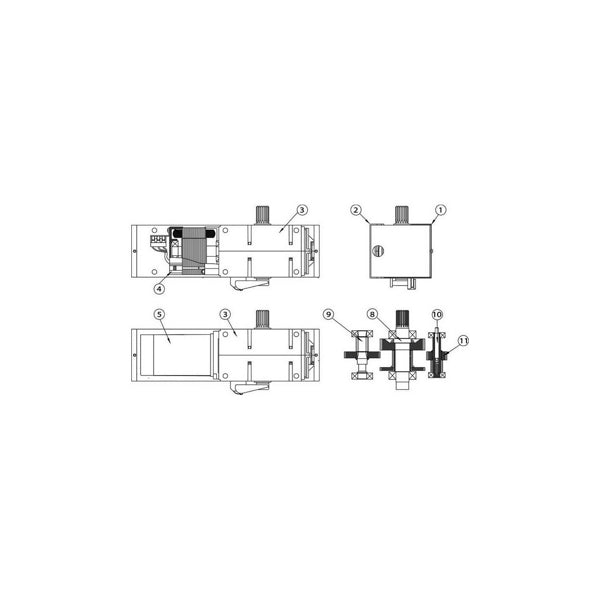 Carter Verniciato Grigio Per Dor 1b-1bh Ditec 6dorc