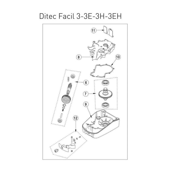 Albero Primario Per Facil 3-3e-3h-3eh >= 09/13 Ditec