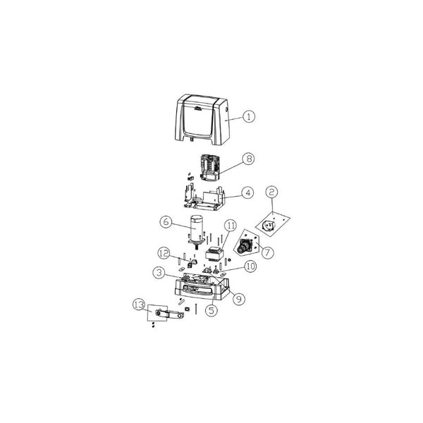 Basamento Per Riduttore Per Neos 600-1000 Ditec 6nesb6