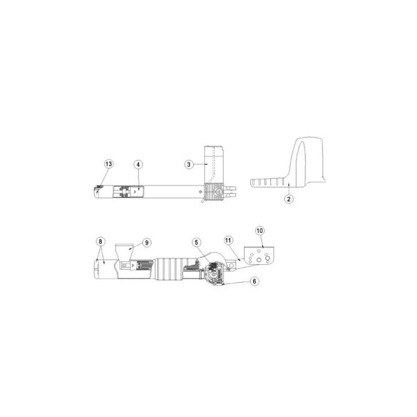 Albero Di Traino Completo Per Obbi 3bfch / Bh / 3bh Ditec