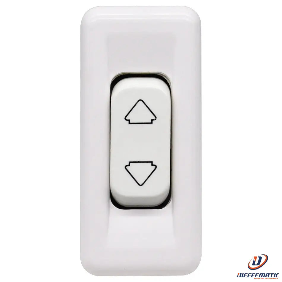 Doppio Pulsante Bianco Sali Scendi Con Supporto In Plastica