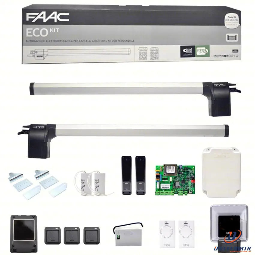 Faac 105917 Eco Kit 230v Perfect Per Cancelli A Battente