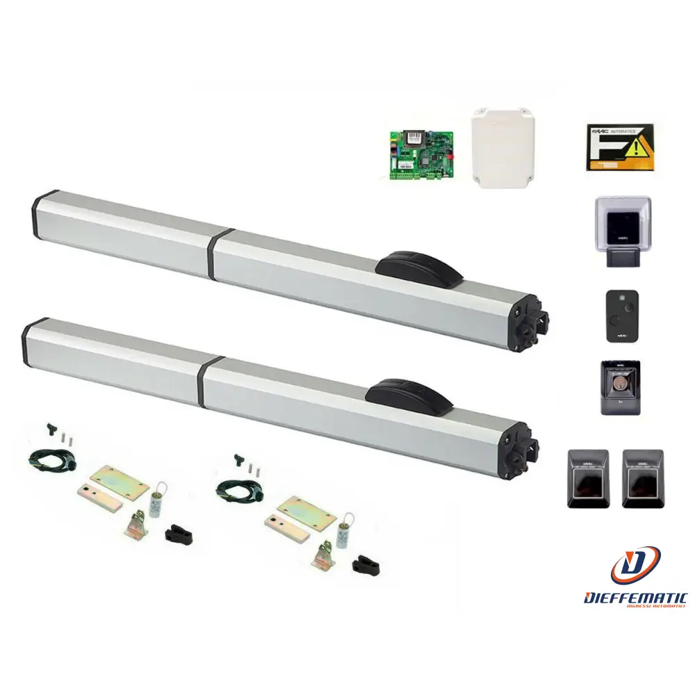Faac 400 Cbac 230v 2 Due Ante 2.2 Mt Kit Cancello Battente