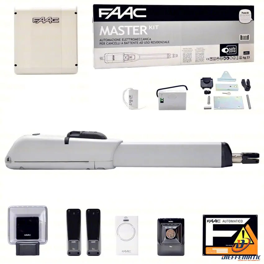 Faac 415 L 24V Kit 1 Un Anta Automazione Cancello Battente