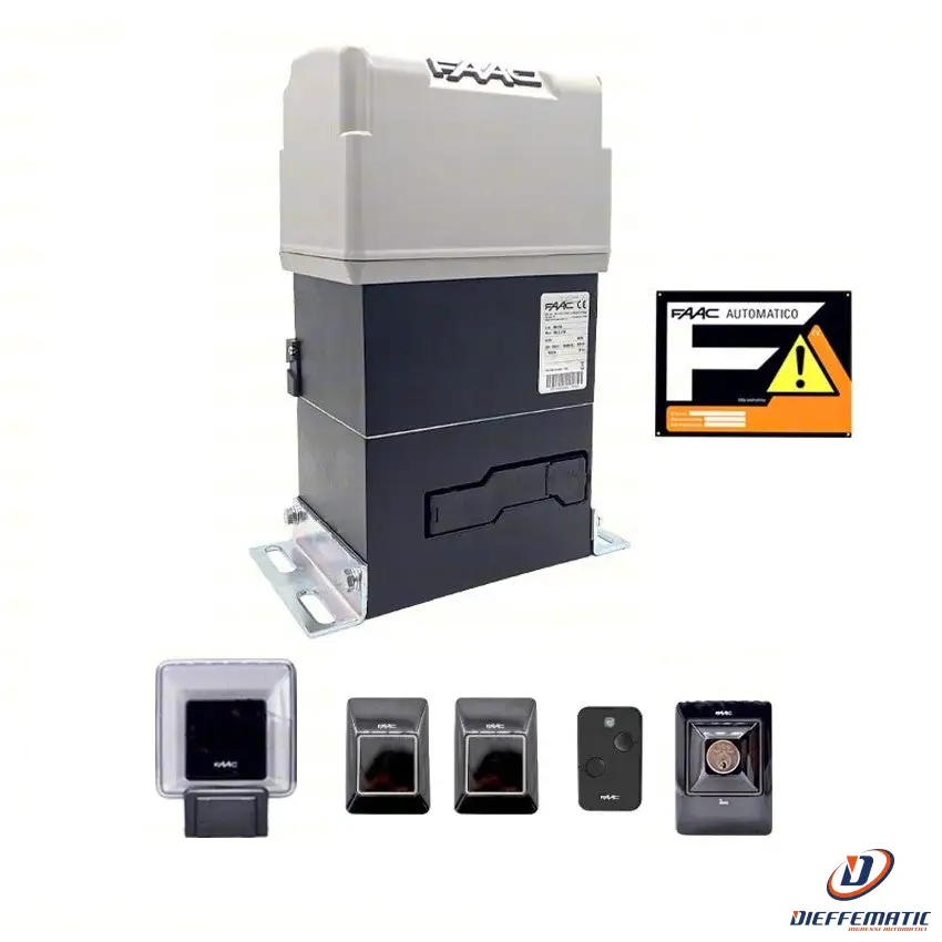 Faac 844 E R Z16 230v Kit Completo Automazione Cancello