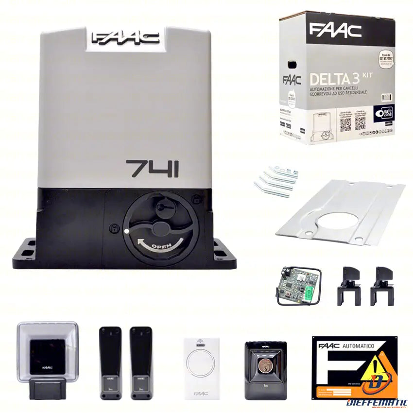 Faac Delta 3 Kit 105630445 Automazione 230v Per Cancelli