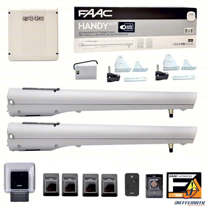Faac Handy S418 Kit Automazione Cancello Battente 24V