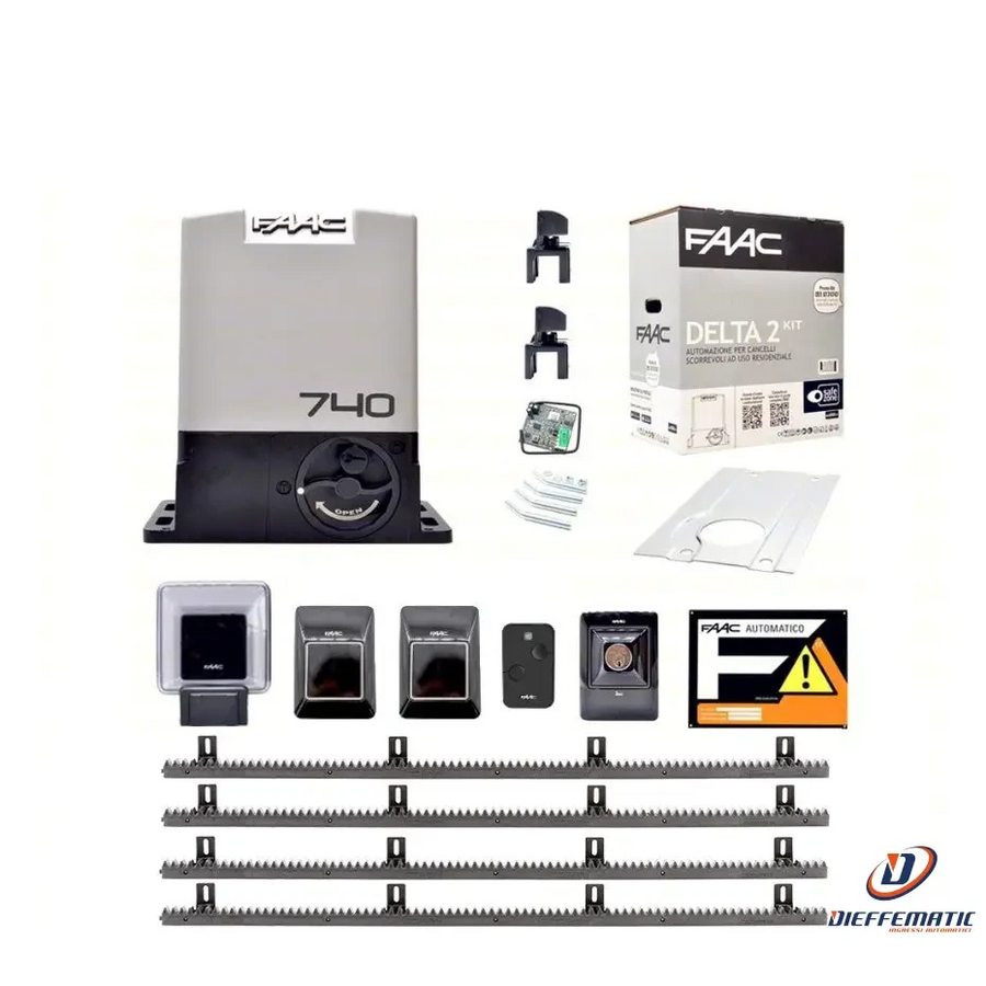 Faac Kit Delta 2 4MT Cremagliera