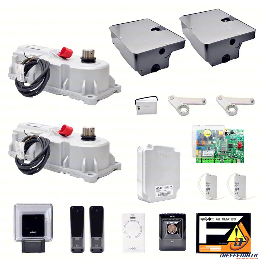 Faac Power Kit 770 230v Con Casse Di Fondazione 490065